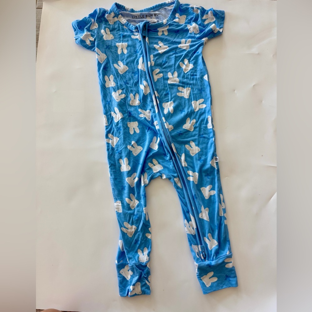 Little Bum Bums 2T Hip Hop Hooray Bunnies EUC